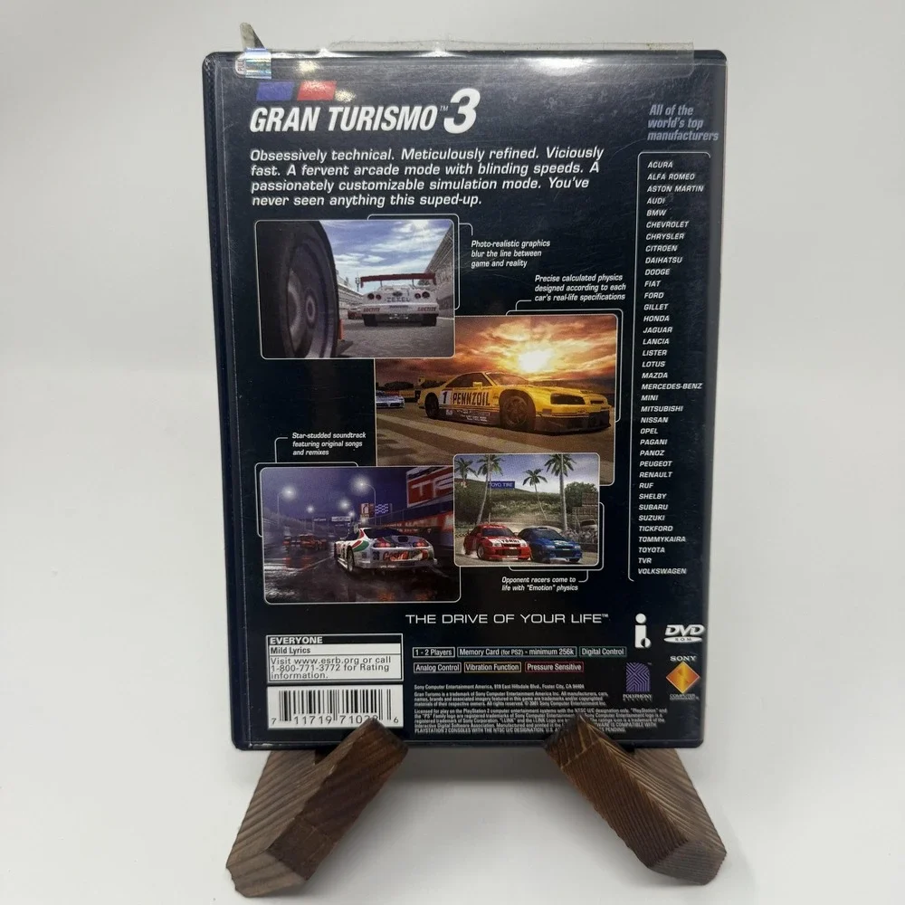 Gran Turismo 3 A-spec Sony PlayStation 2 PS2 Greatest Hits CIB